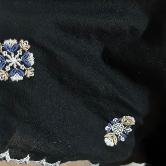 Old Navy Black Pleated Sundress with Square Neck - Picture 3 of 5